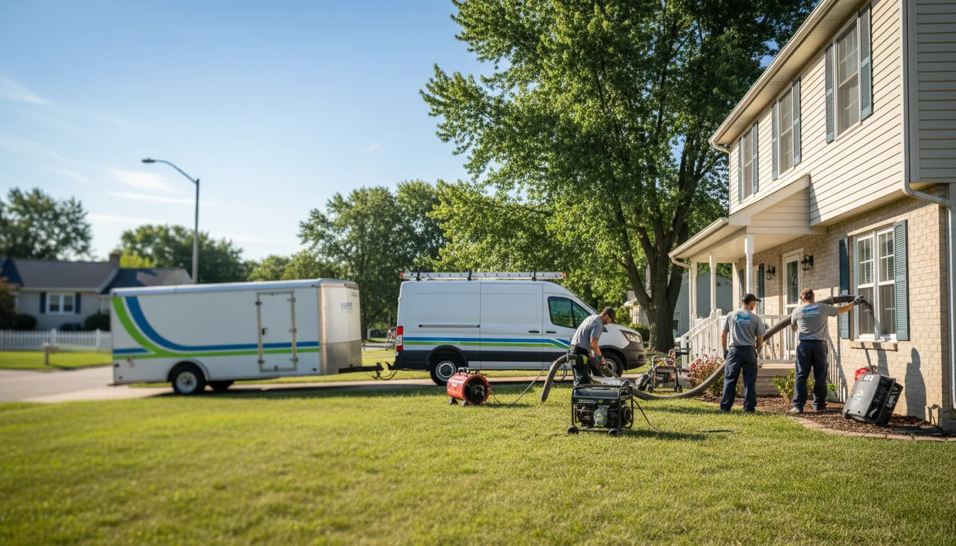 Flooded Basement Restoration And Cleanup With Repair in Castana, IA near me